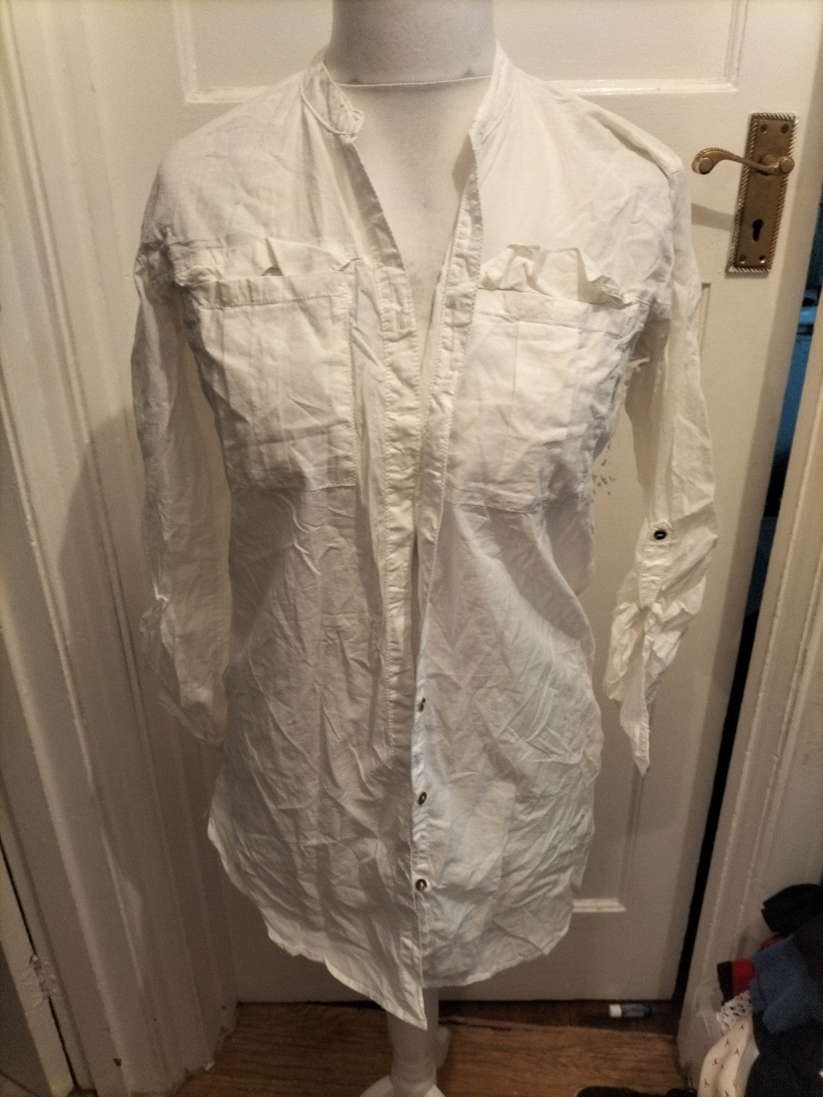 Logg 8 White Buttoned Blouse