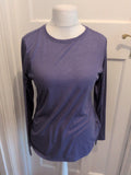 Ladies Next Sp Size 16 Purple Long Sleeve Round Neck T-shirt
