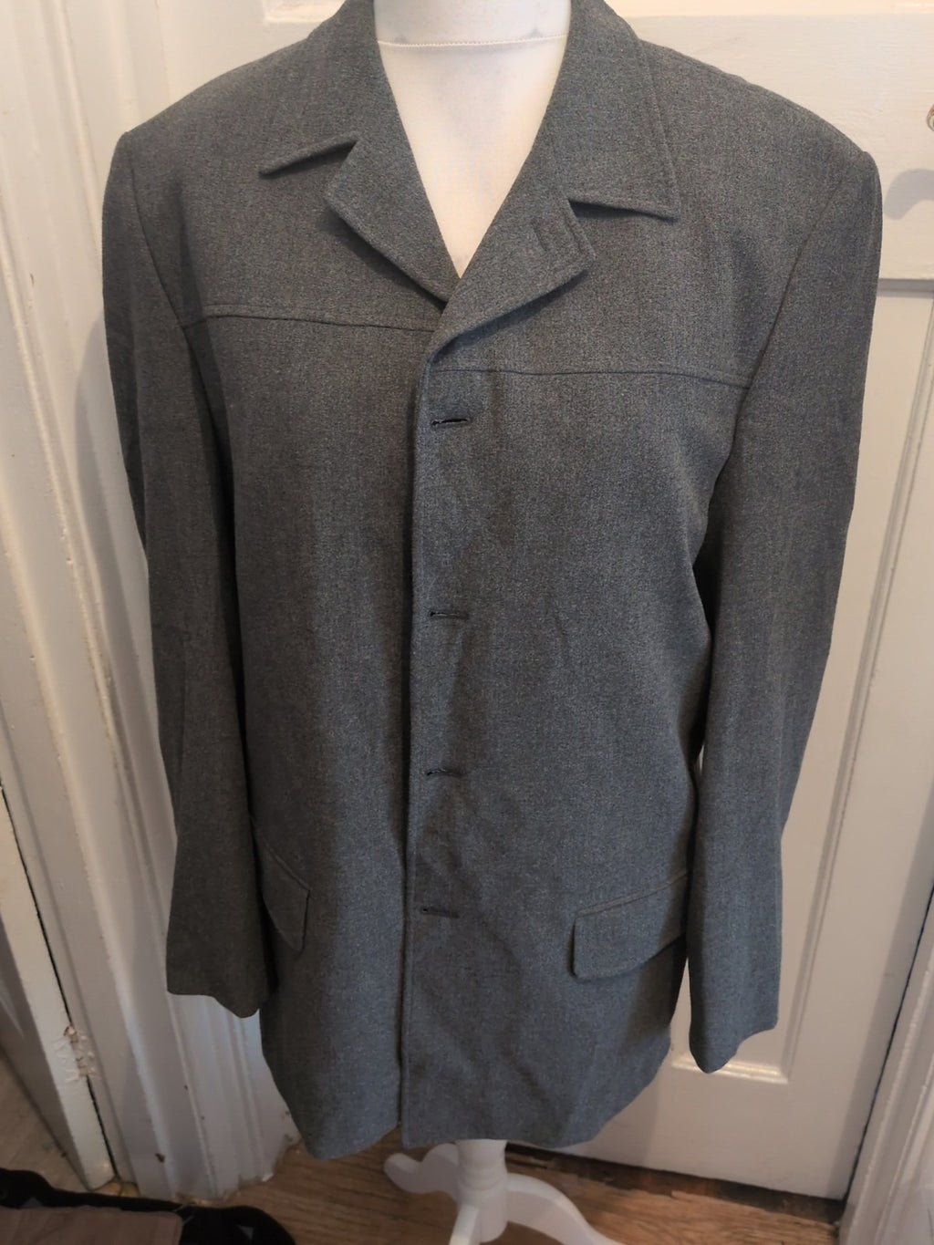 Next Large Grey Lined Padded Blazer