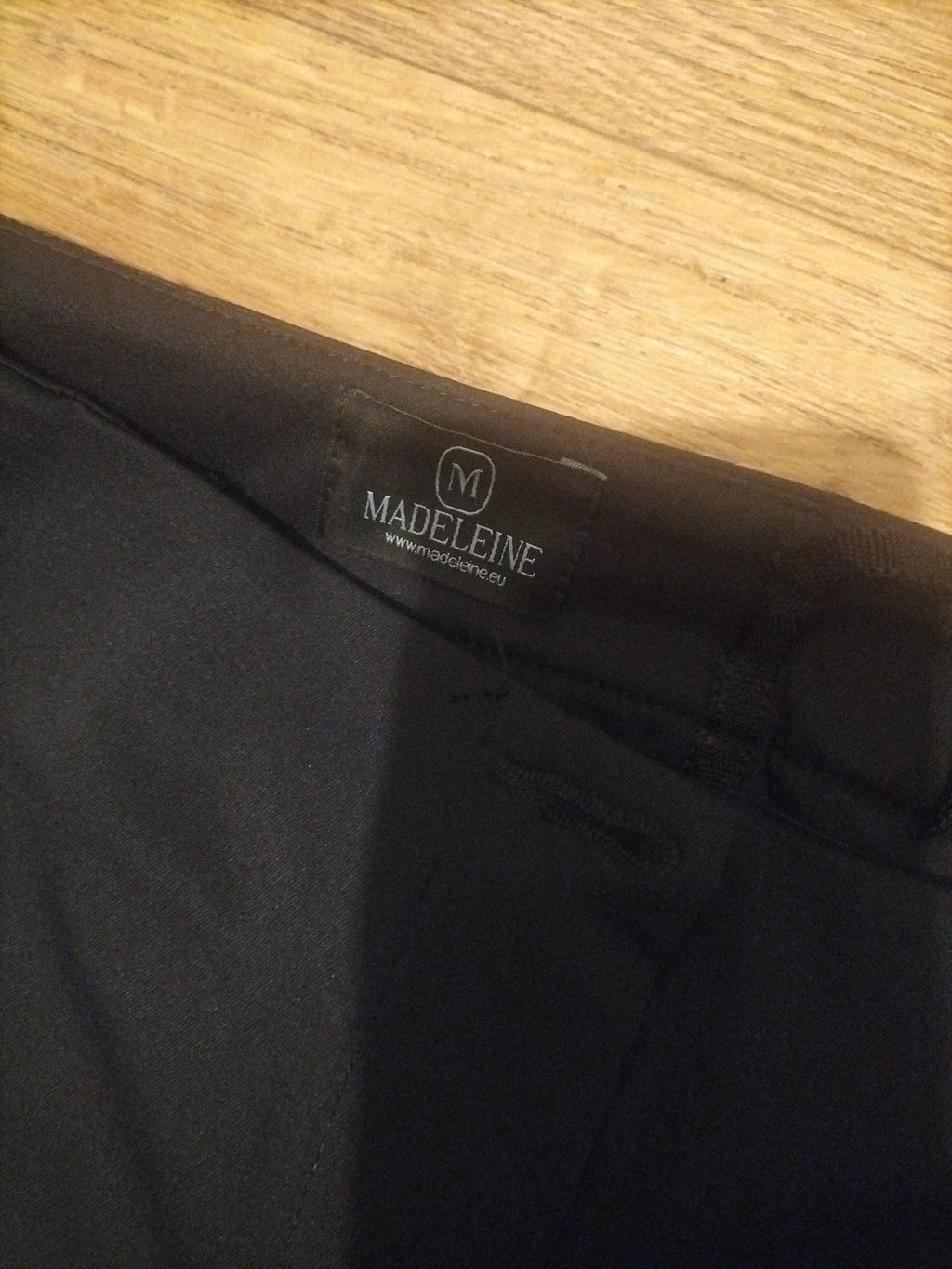 Ladies Madaline Size 12 Black Jegging Feel Trousers Pleather