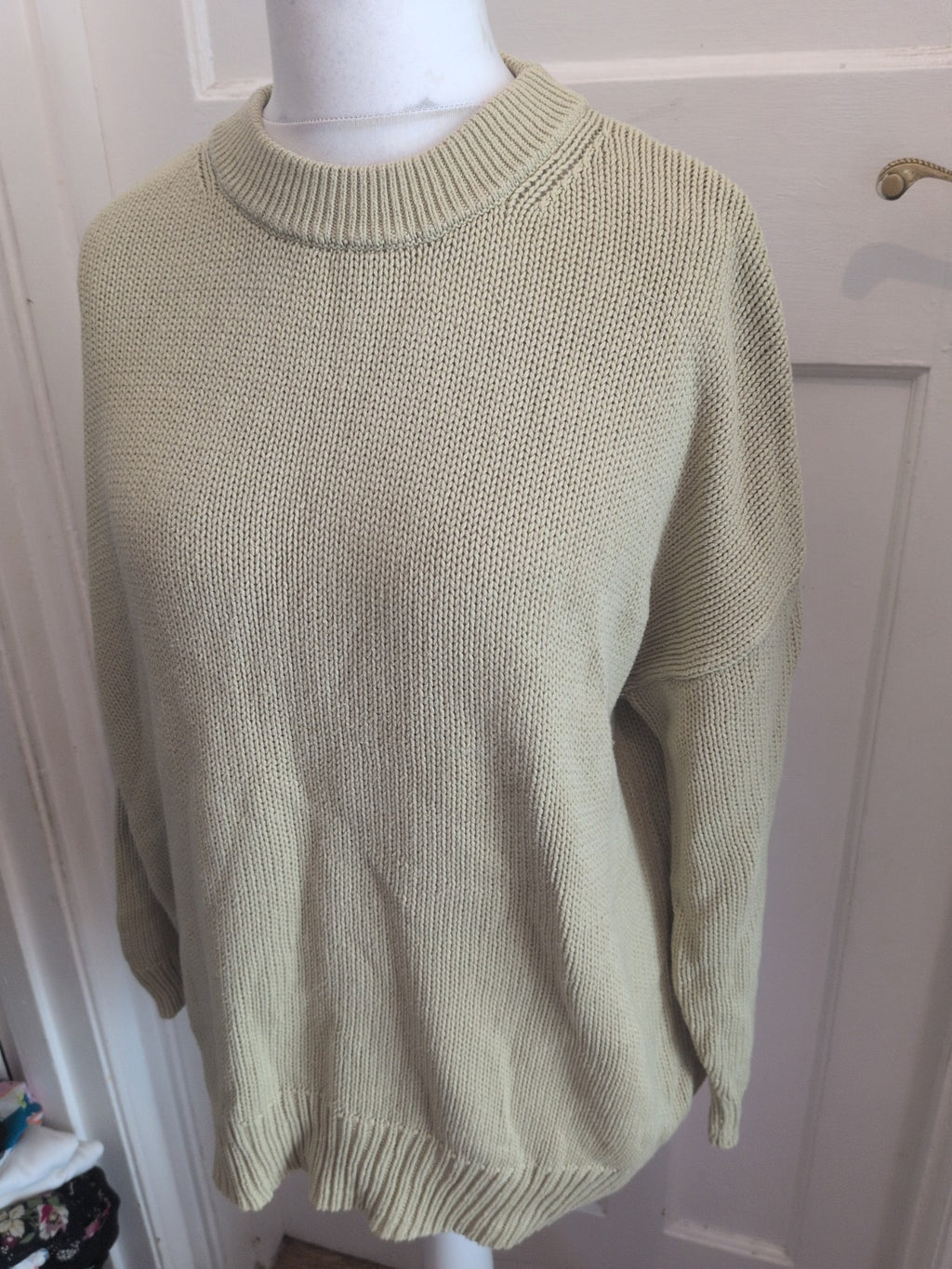 Tu 16 Pale Lime Knit Pullover Jumper