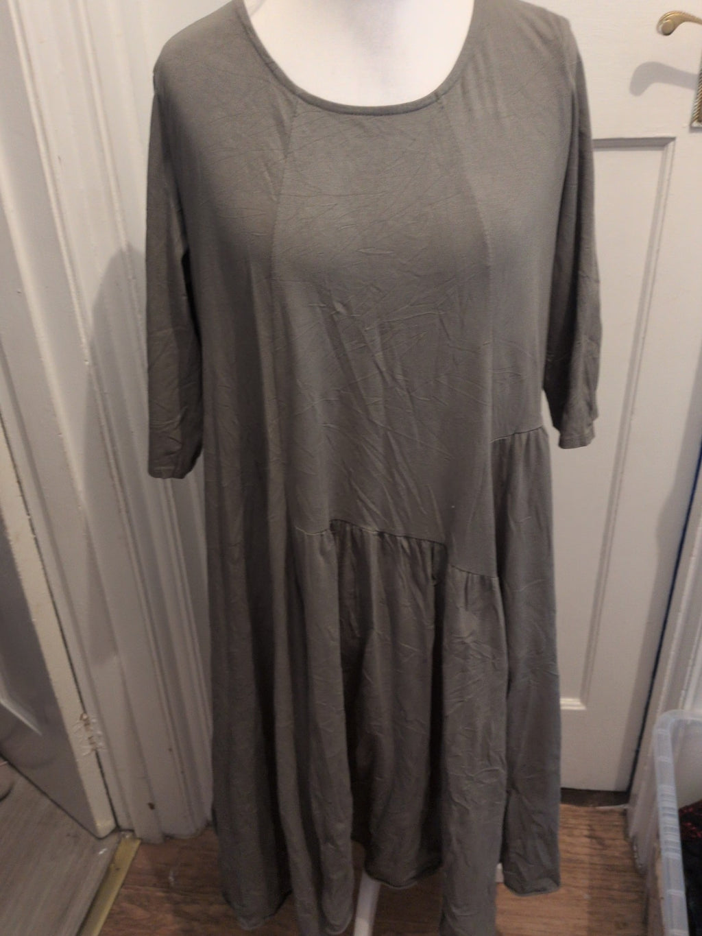 New Collection 12 Khaki Half Sleeve Dress