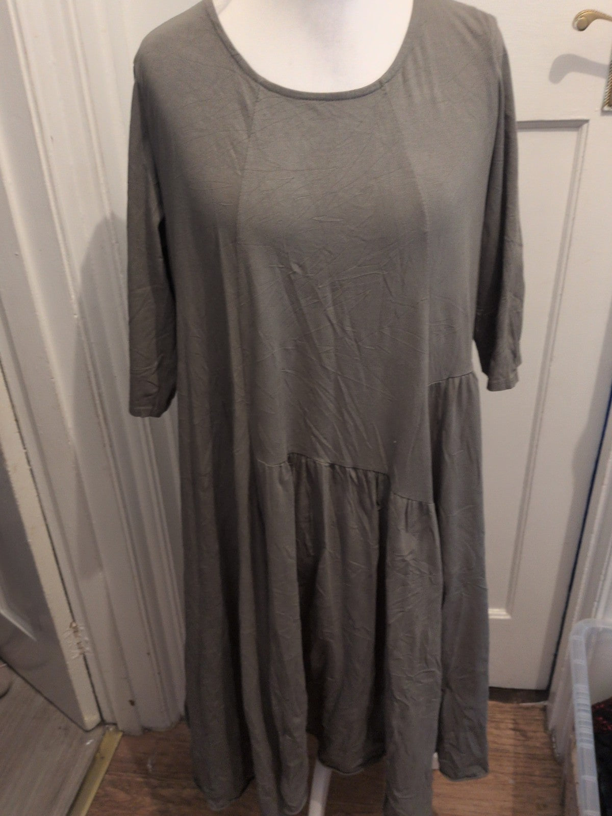 New Collection 12 Khaki Half Sleeve Dress