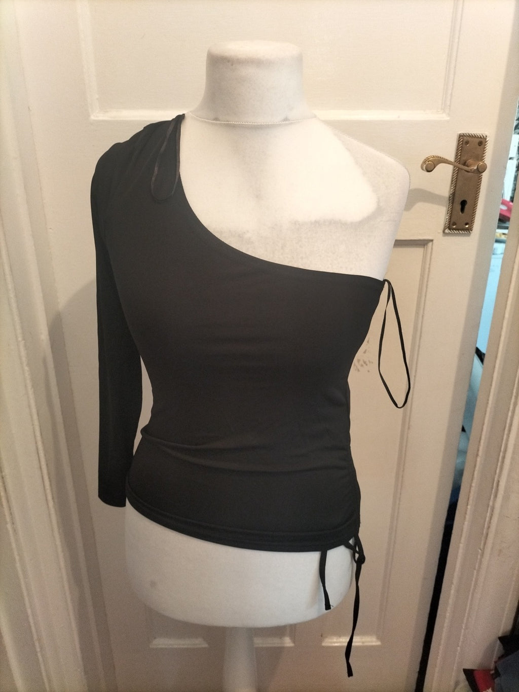 Brand New Ladies New Look 14 Black Off The Shoulder Blouse