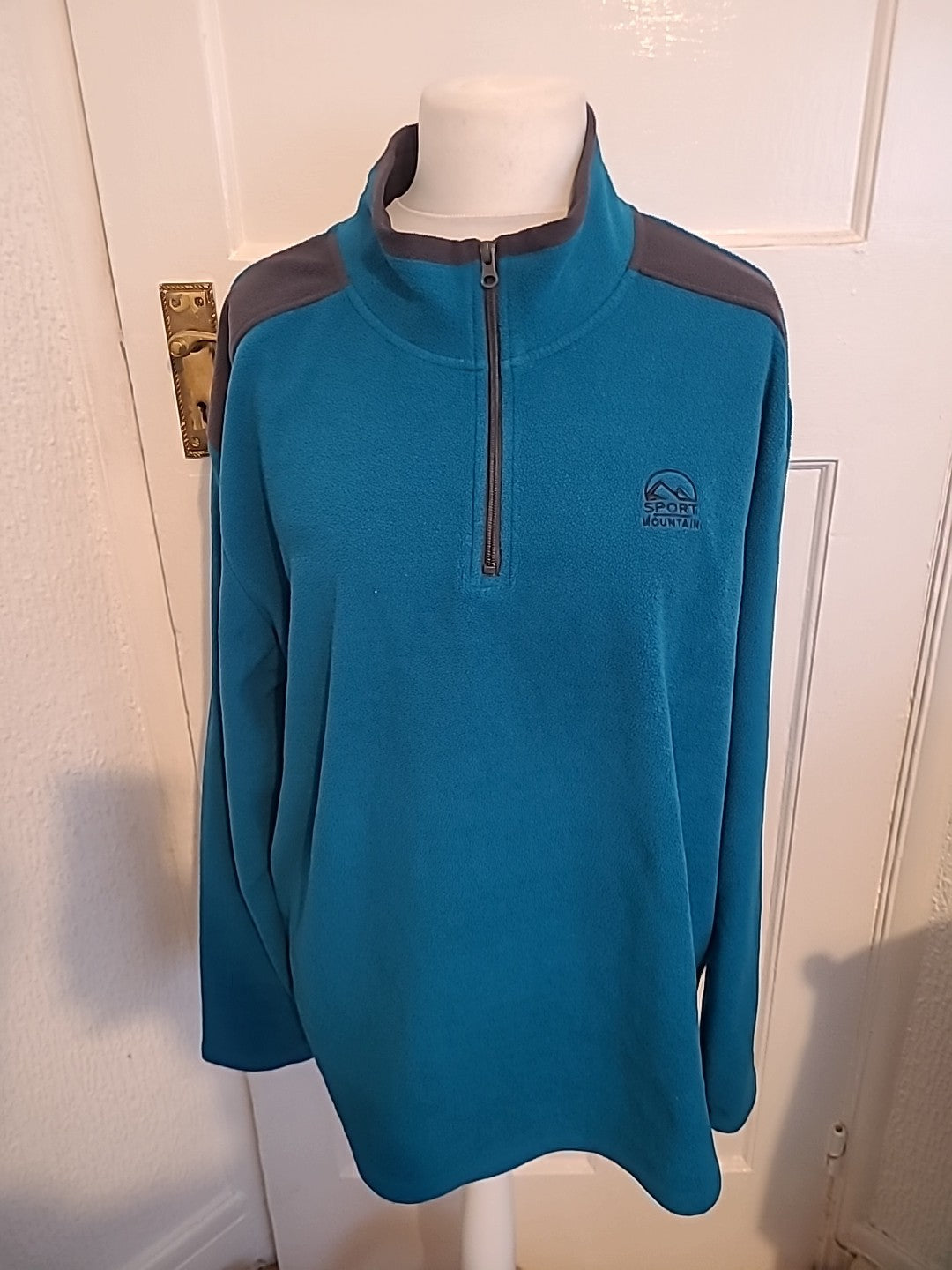 Mens Atlas Size XL Teal Pullover Jumper