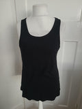 Mens Livergy Size 2XL** Looks Smaller Black Vest Top