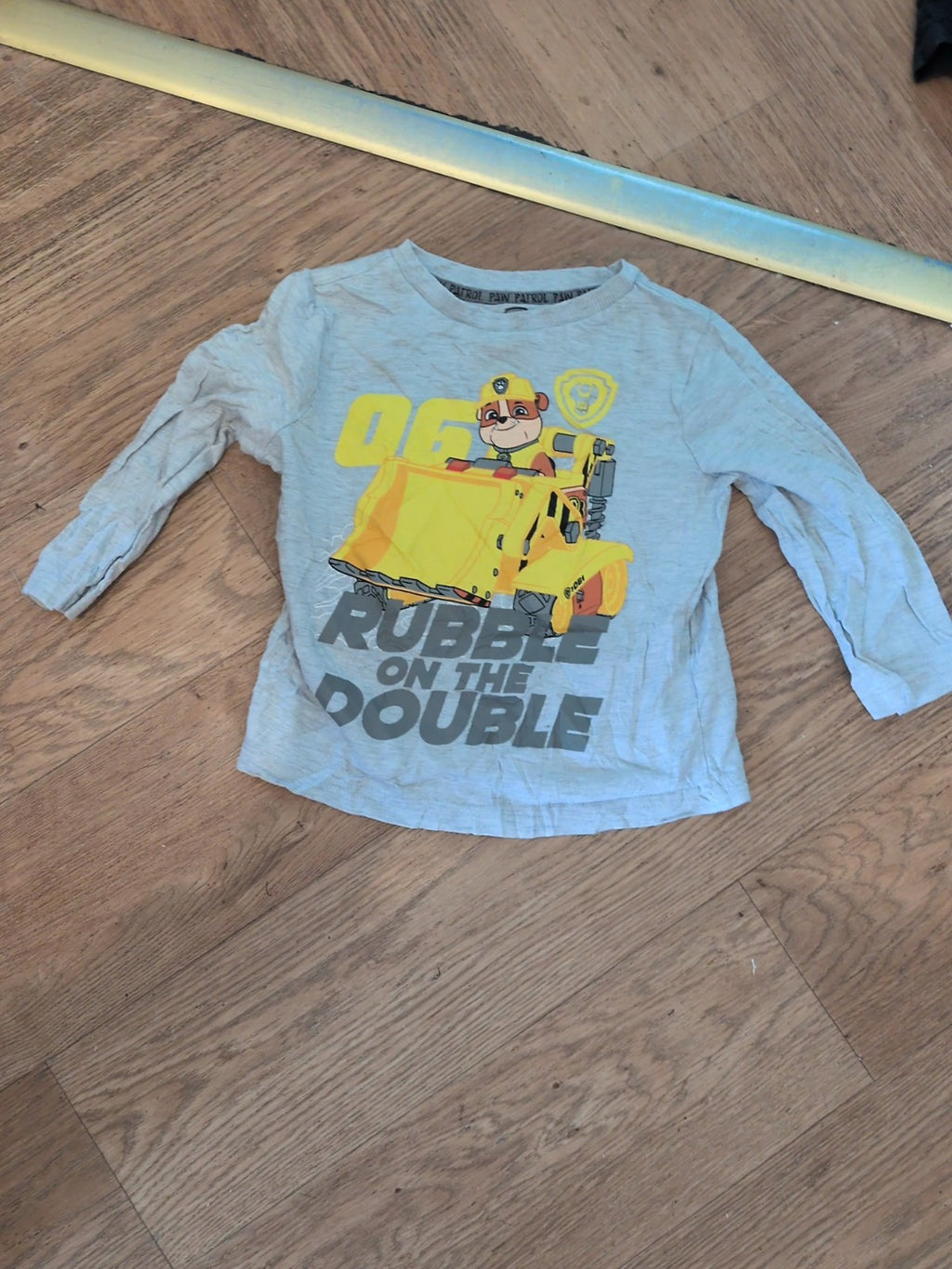 Paw Patrol 2-3 Years Rubble Pyjama Top