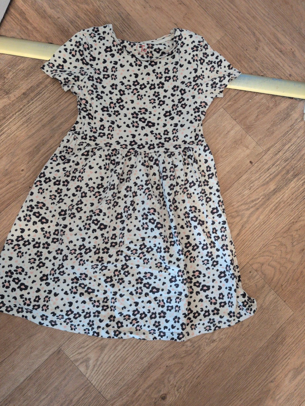 Tu 9 Years Leopard Print Short Sleeve Dress