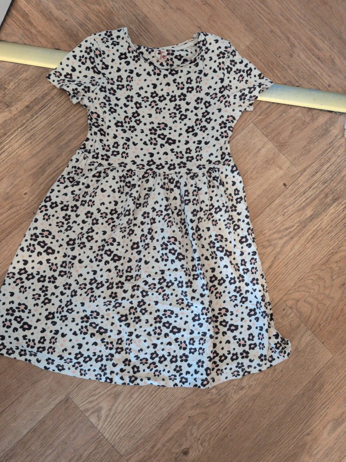 Tu 9 Years Leopard Print Short Sleeve Dress