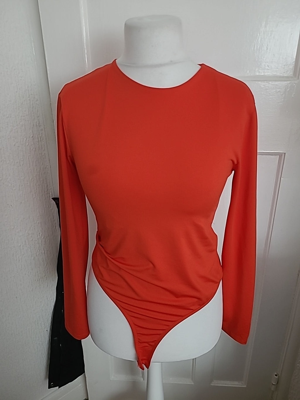 Inditex Size Large Coral Long Sleeved Playsuit