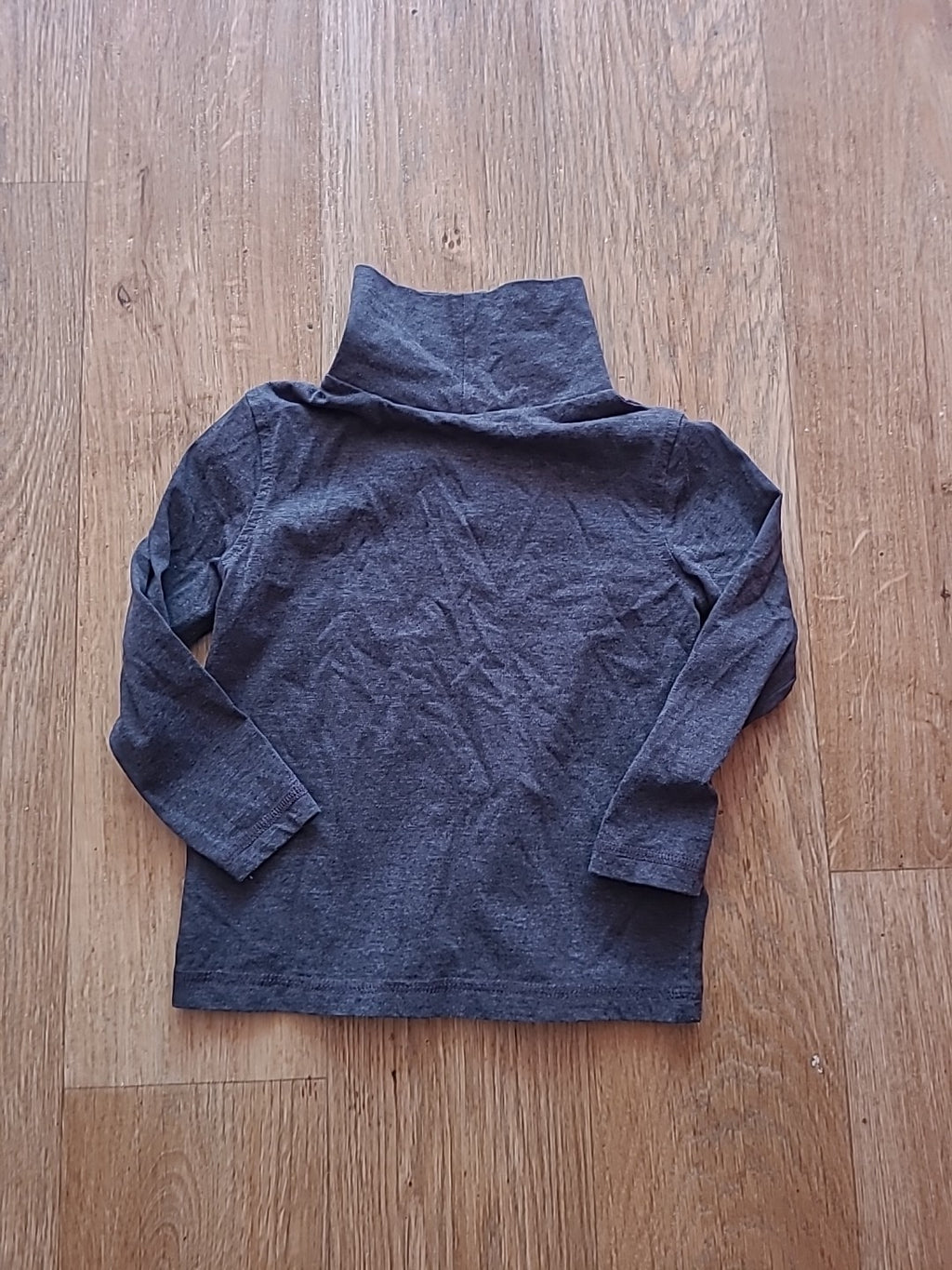 George 2-3 Years Grey Long Sleeved High Neck Tshirt