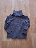 George 2-3 Years Grey Long Sleeved High Neck Tshirt