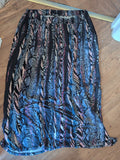 Ladies Tu Size 18 Multi Aztec Long Length Maxi Skirt