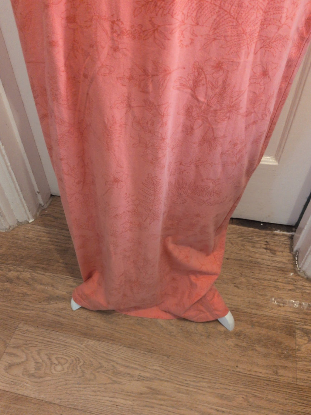 Ladies Saltrock Size 14 Pale Orange Sleeveless Long Length Dress