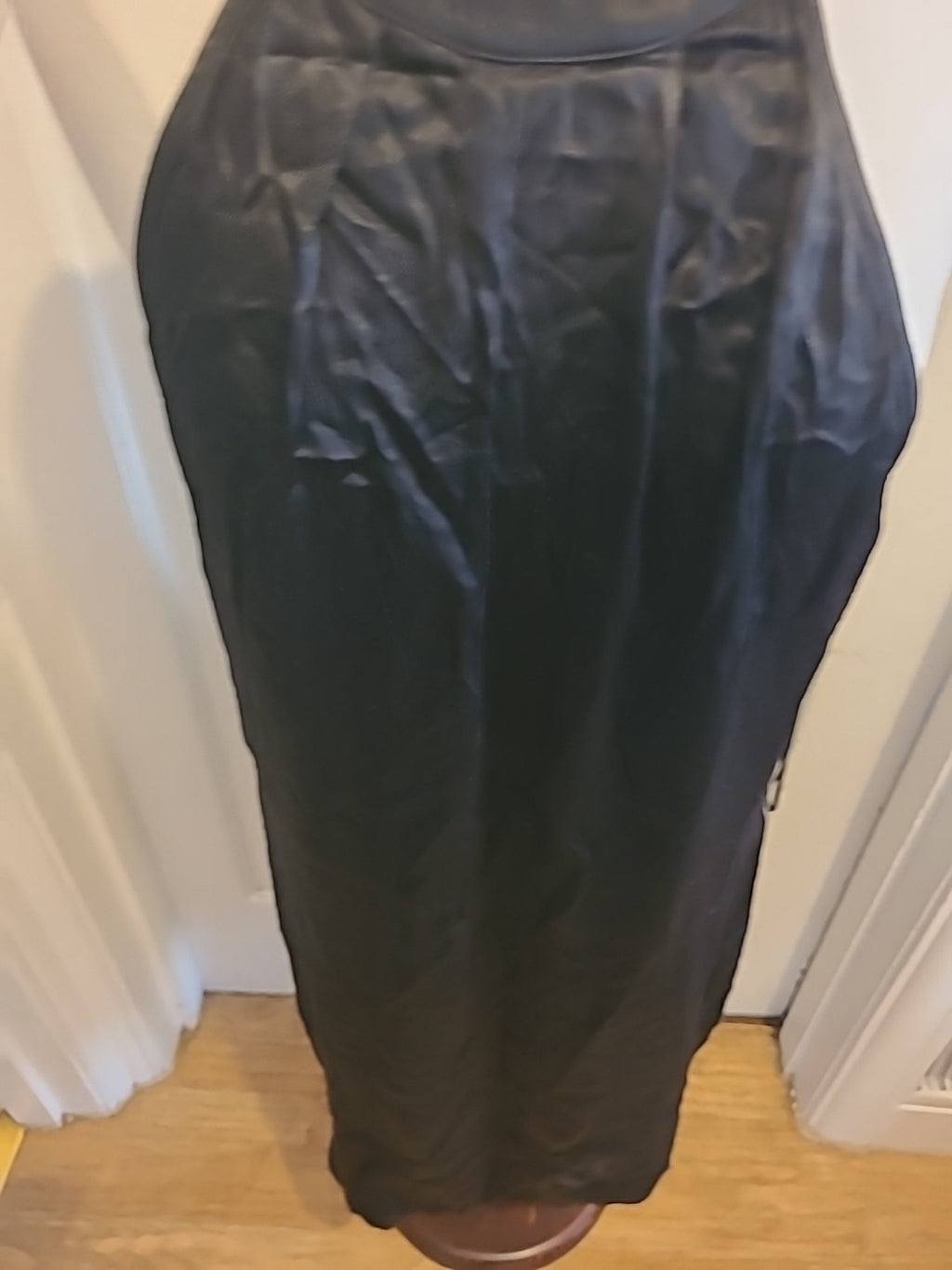 Brand New Ladies Next Size 12 Black Silky Sleeveless Dress