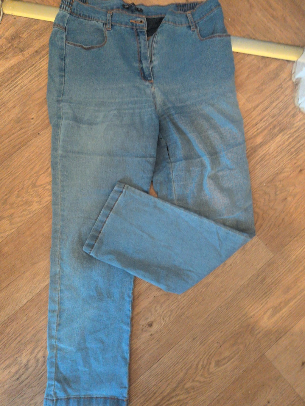 Bonmarche 12 Elasticated Straight Leg Jeans