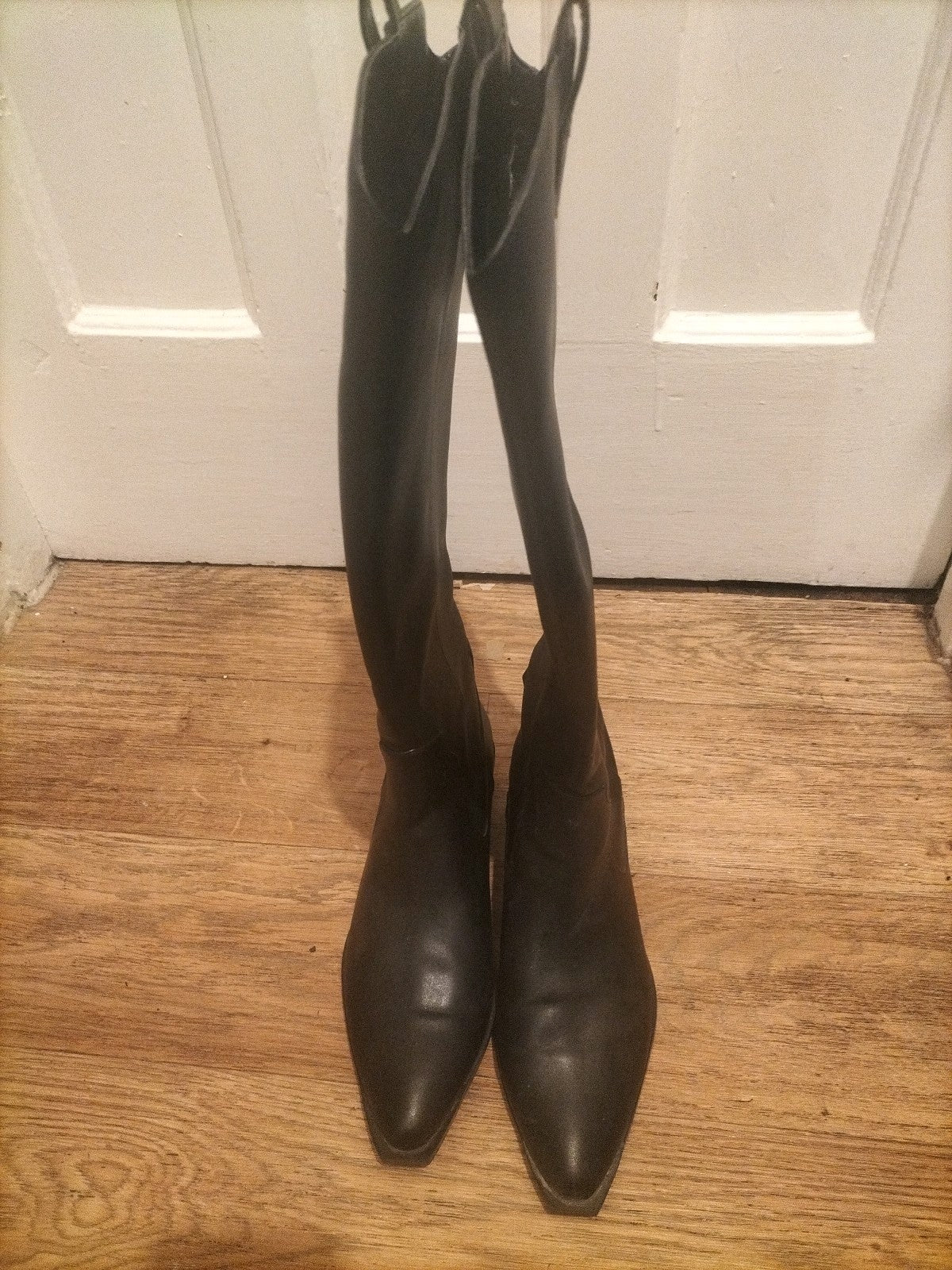 Ladies Bershka Size Euro 38 Black Boots