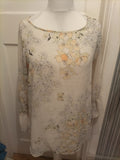 Wallis M Yellow/White Floral Long Sleeved Blouse