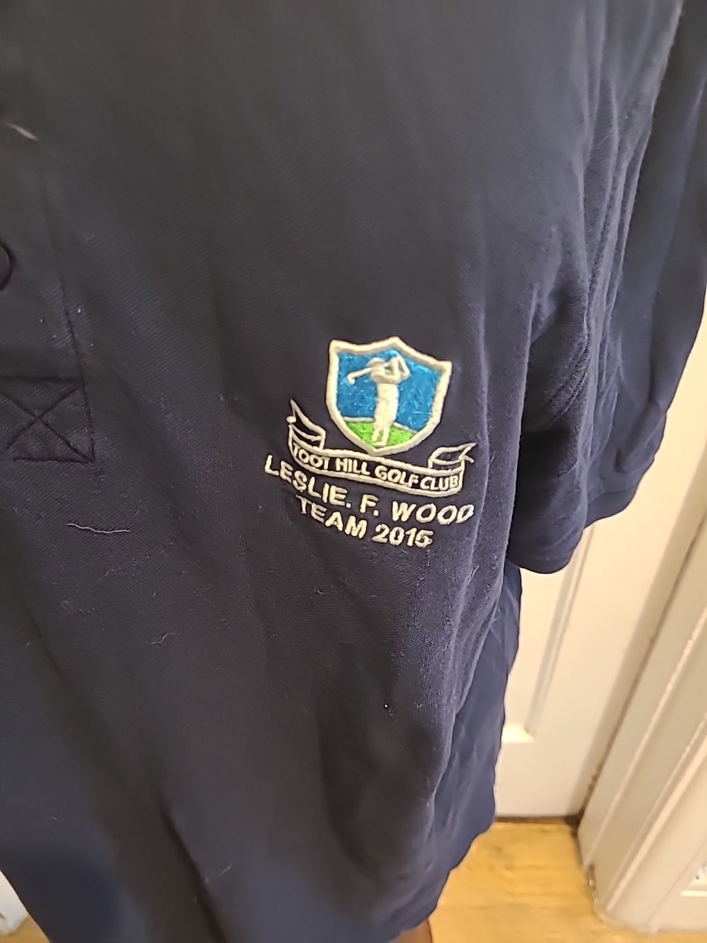 Mens Glenmuir Size Xl Navy Short Sleeved Golf Polo