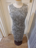 Ladies Limited Edition Size 8 Zebra Print Sleeveless Lined Dress