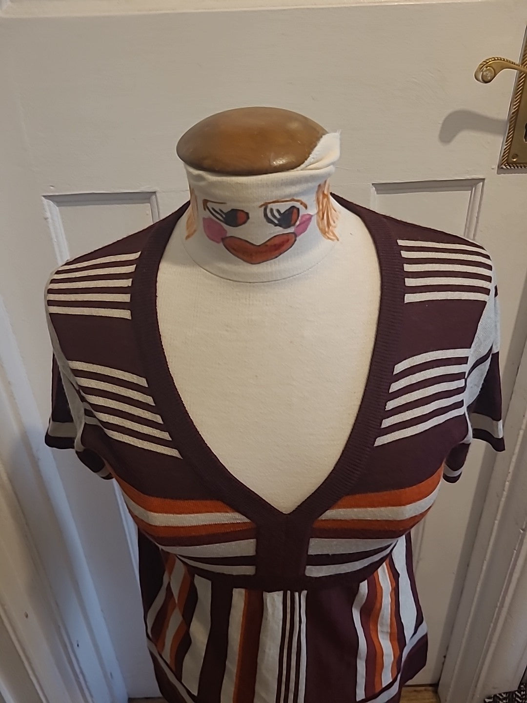 Ladies H+M Small Multi Coloured Short Sleeved Blouse