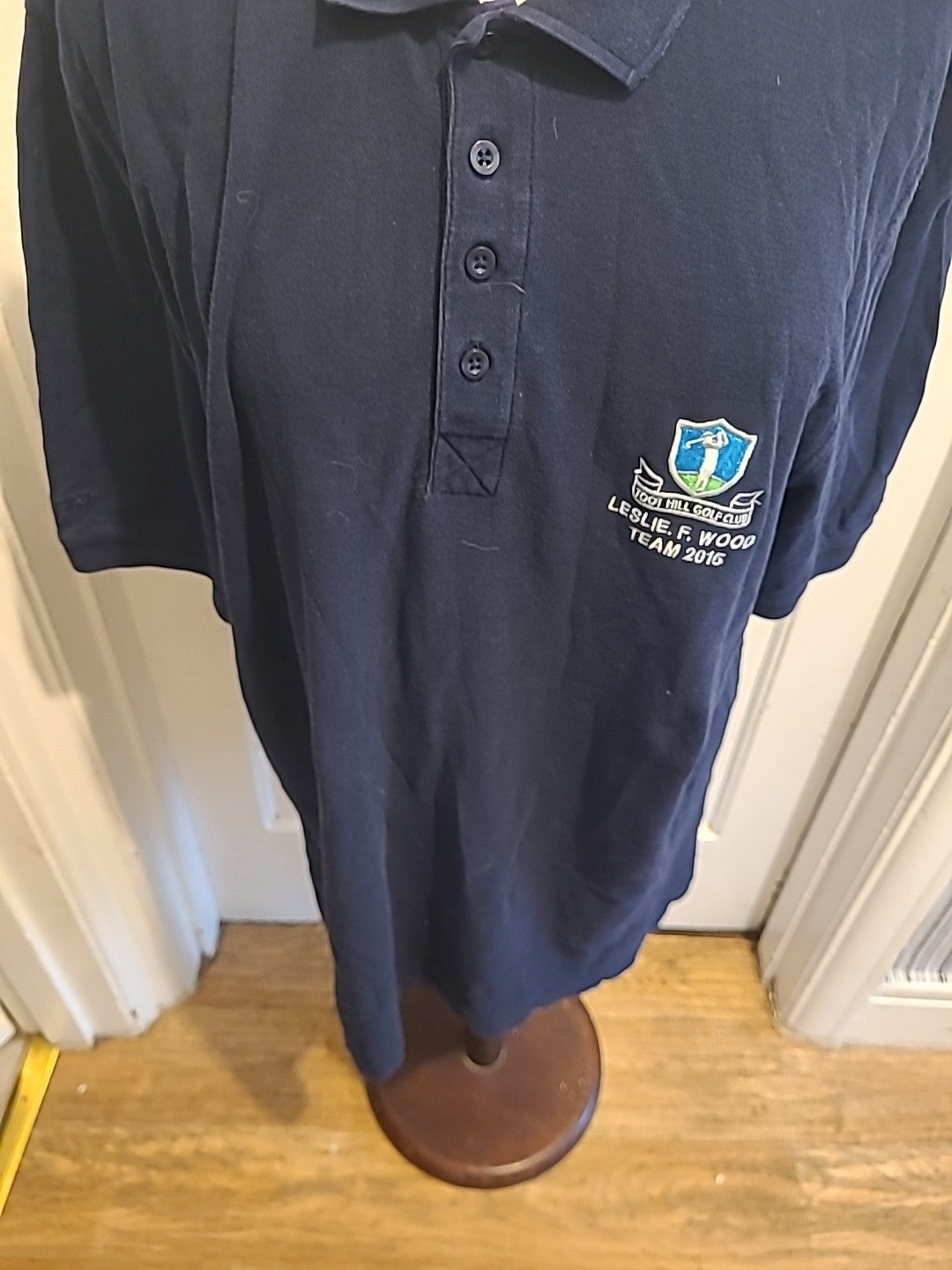 Mens Glenmuir Size Xl Navy Short Sleeved Golf Polo
