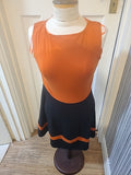 Brand New Ladies Lila Size 12 Orange 2 In 1 Tunic