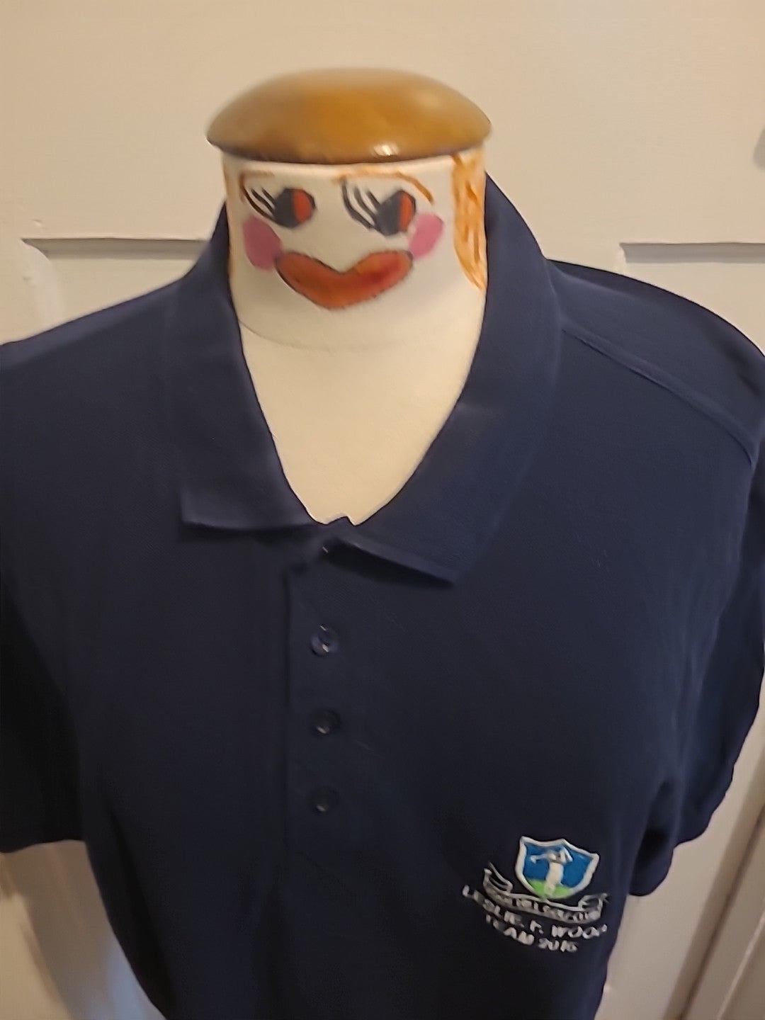 Mens Glenmuir Size Xl Navy Short Sleeved Golf Polo