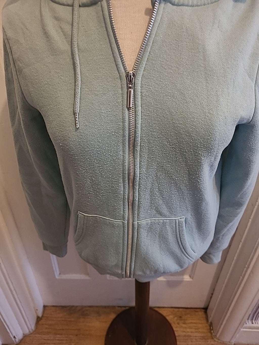 Ladies Primark Size 8 Mint Long Sleeved Zip Through Jacket