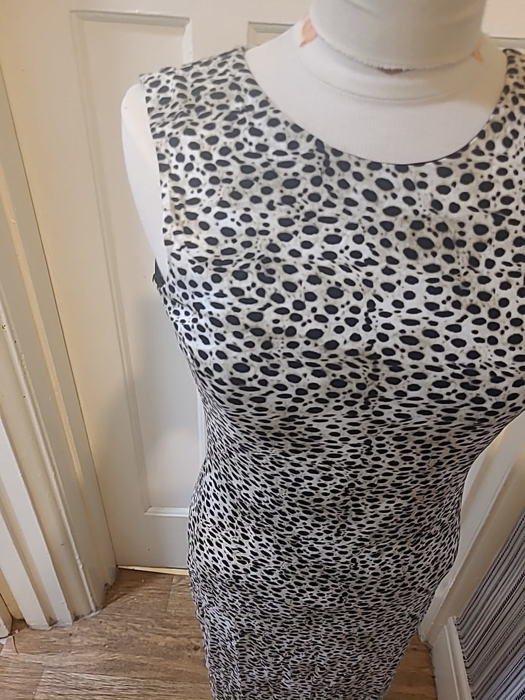 Ladies Limited Edition Size 8 Zebra Print Sleeveless Lined Dress