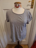 Ladies Earth Positive Large Grey Short Sleeved Tshirt