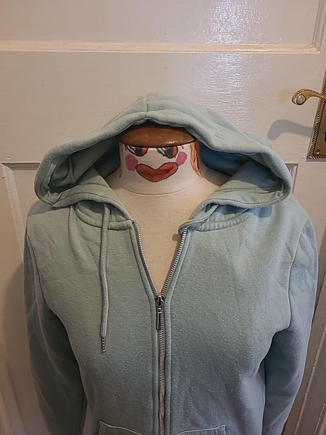 Ladies Primark Size 8 Mint Long Sleeved Zip Through Jacket